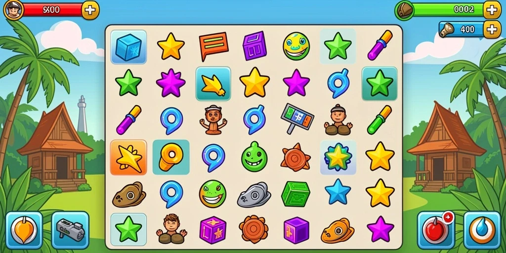 7game - Karakter yang beragam dengan kemampuan unik.