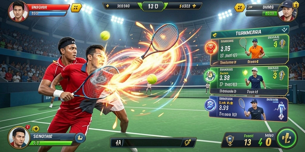 terong123 - Tangkapan layar menggambarkan mode multiplayer dengan teman.